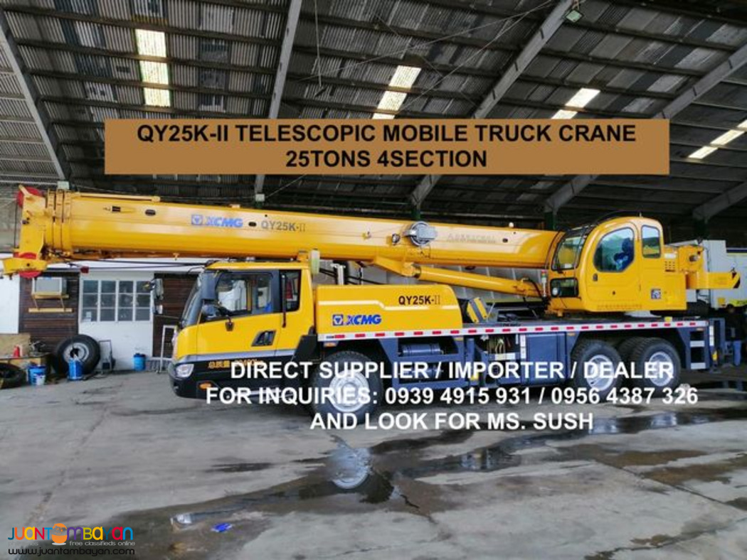 brand new xcmg mobile crane / truck crane 25tons for sale
