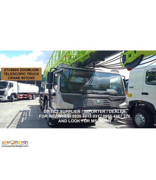 zoomlion 80tons Mobile crane / truck crane for sale