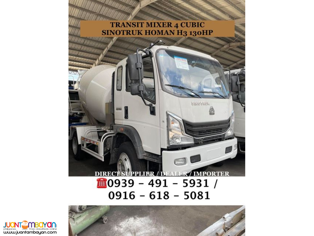 Brand new transit mixer 4, 6, 10 & 16 cubic available for sale
