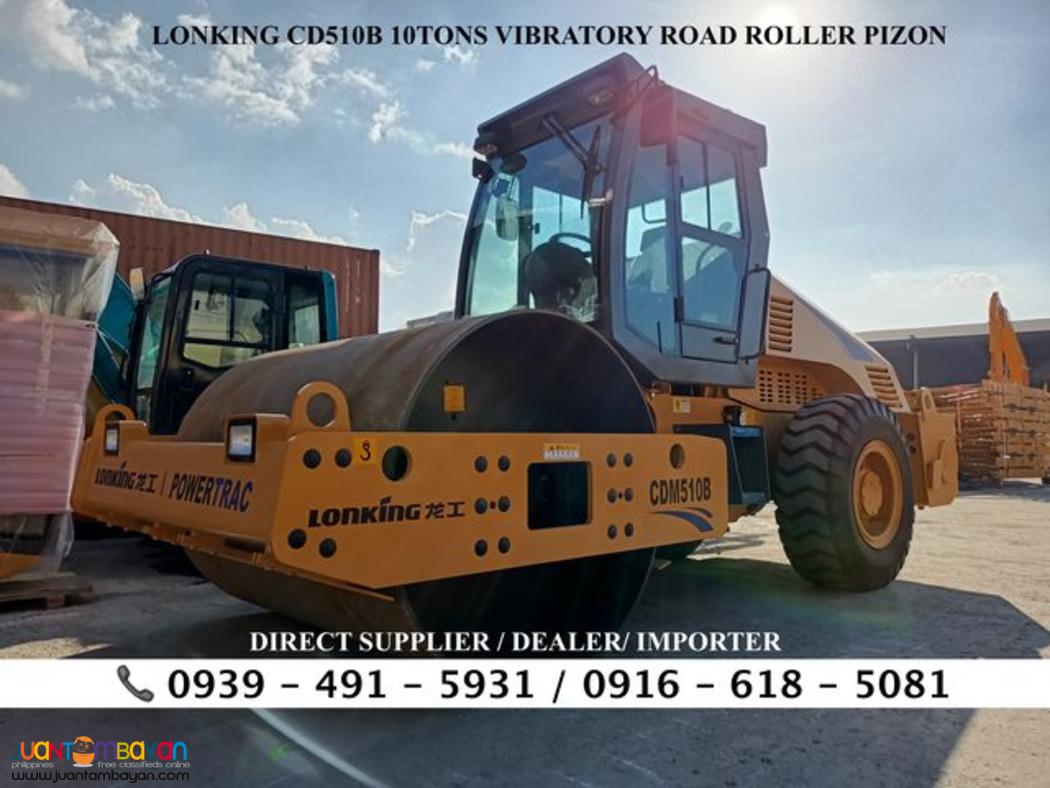 10tons brand new vibratory road roller pizon lonking for sale