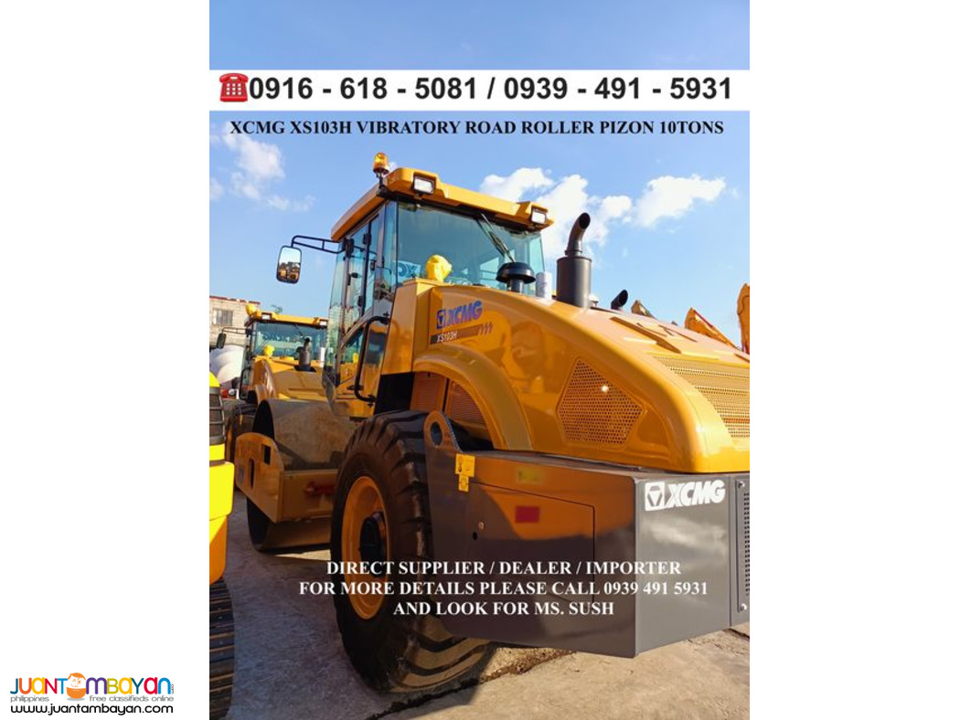 vibratory road roller pizon 10 tons XCMG brand new for sale