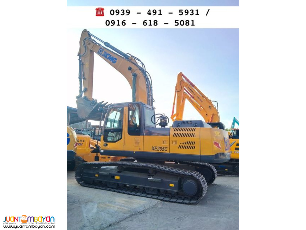 1.2 cubic Hydraulic Backhoe Excavator XCMG XE265C