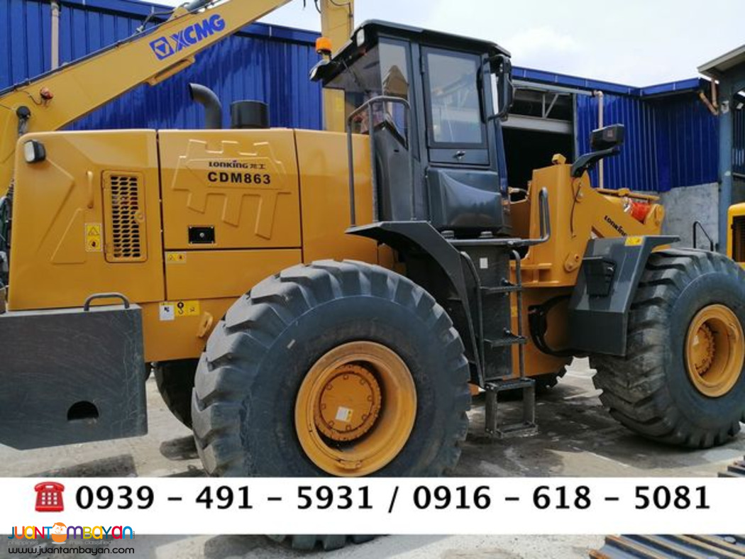 pay loader / wheel loader cdm 863 4.2 cubic Brand New