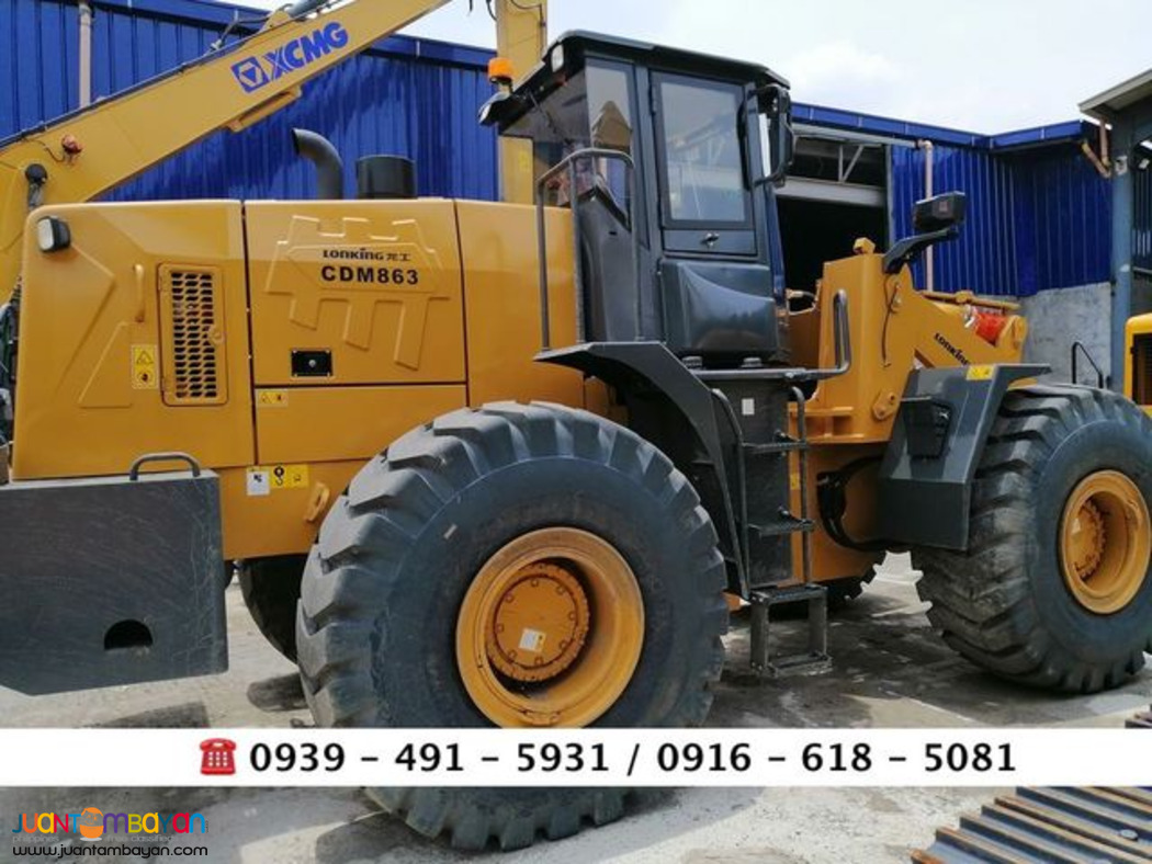 pay loader / wheel loader cdm 863 4.2 cubic Brand New