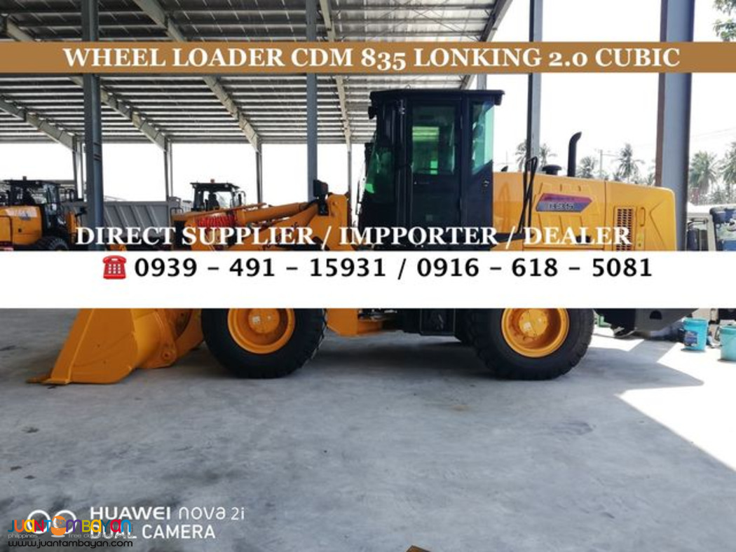 Brand New Lonking cDM 835 1.7 cubic Wheel Loader