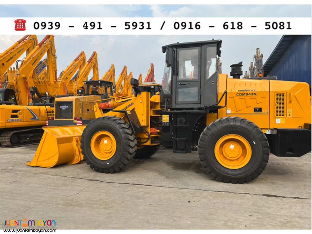brand new pay loader/wheel loader CDM 843N 2.3 Cubic