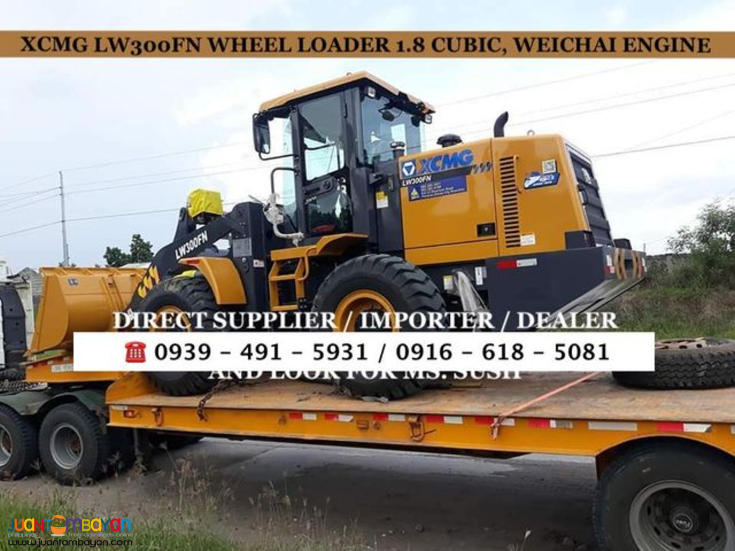XCMG pay loader 1.8 cubic XCMG LW300 for sale 