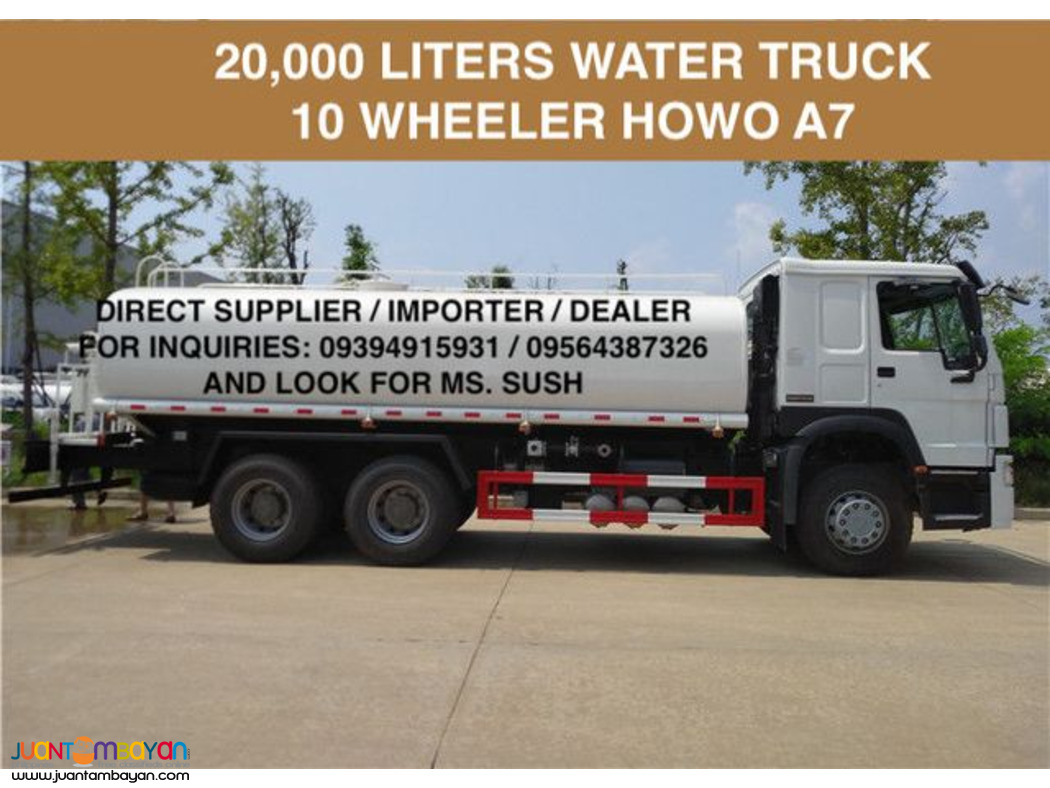 water truck 20,000 liter Sinotruk Howo Brand new for sale
