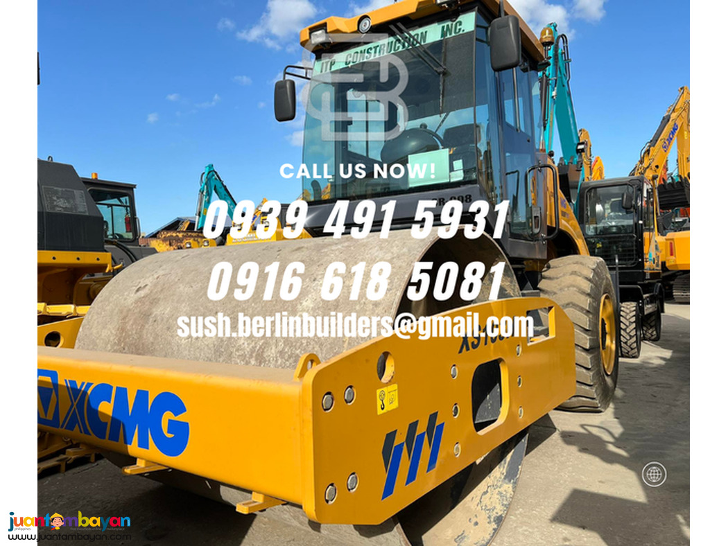 vibratory road roller pizon 10 tons XCMG brand new for sale