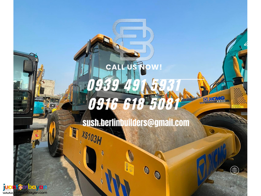 vibratory road roller pizon 10 tons XCMG brand new for sale