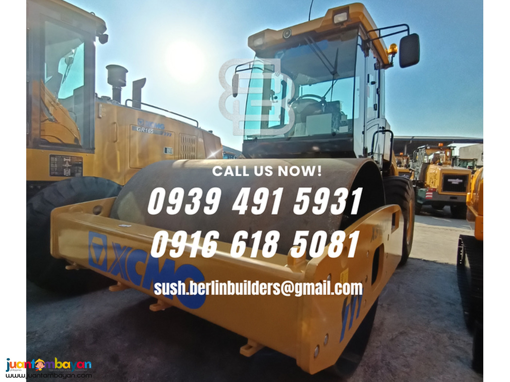 vibratory road roller pizon 10 tons XCMG brand new for sale