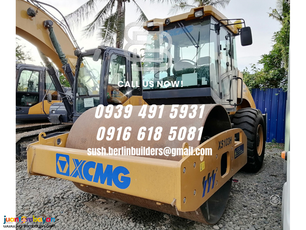 vibratory road roller pizon 10 tons XCMG brand new for sale