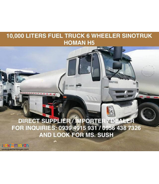BRAND NEW FUEL TRUCK 10,000 LITERS HOMAN H3 FOR SALE