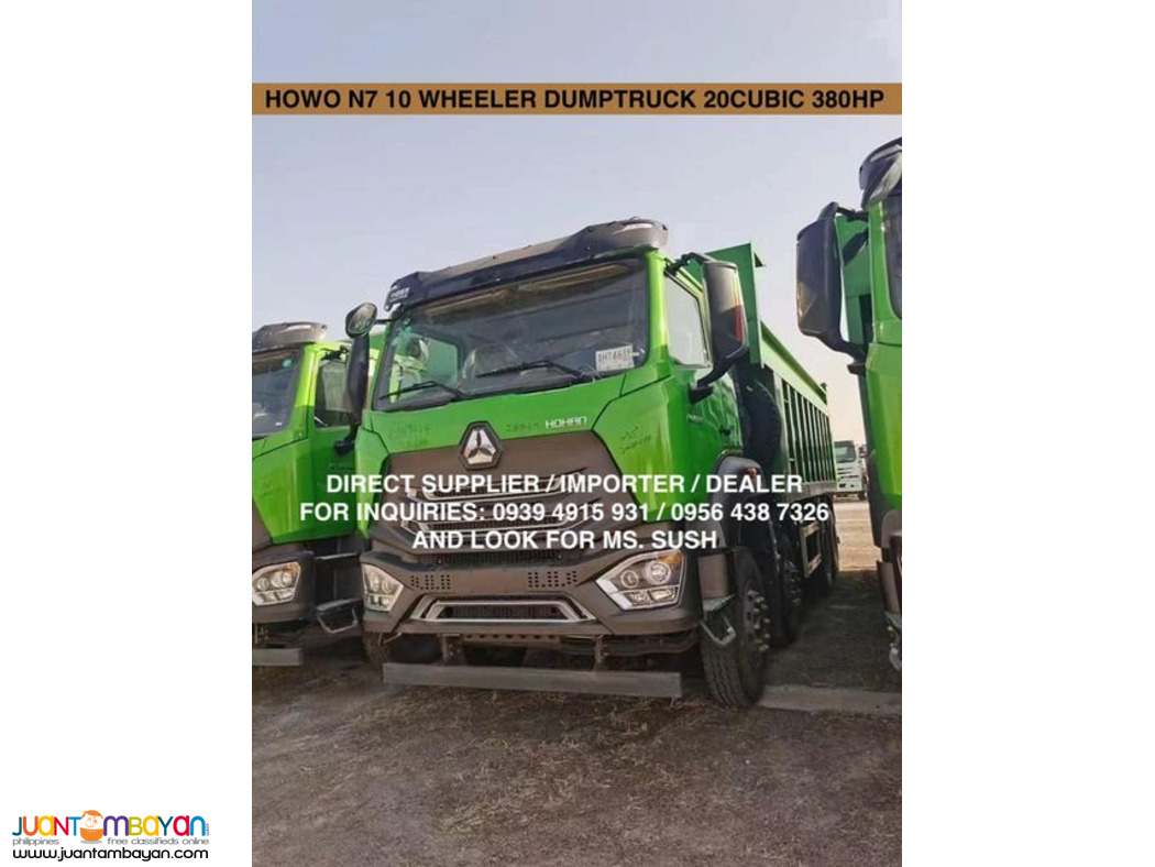 10wheeler hohan n7 dumptruck 20cubic euro 4 brand new for sale