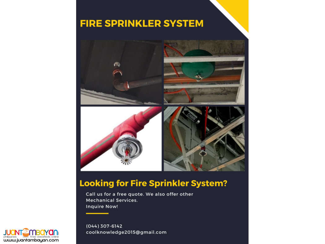Fire Sprinkler System/Installation