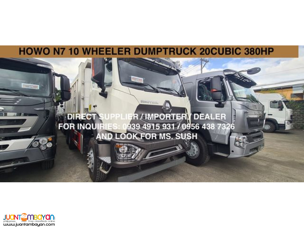 10wheeler hohan n7 dumptruck 20cubic euro 4 brand new for sale