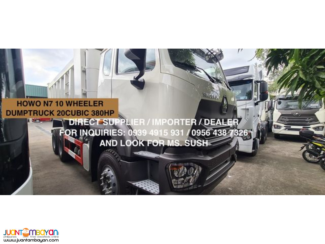 10wheeler hohan n7 dumptruck 20cubic euro 4 brand new for sale