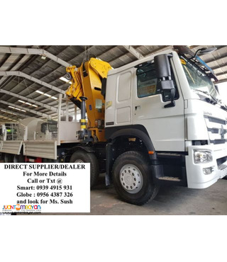 12 wheeler howo a7 boom truck 16tons knuckle type for sale