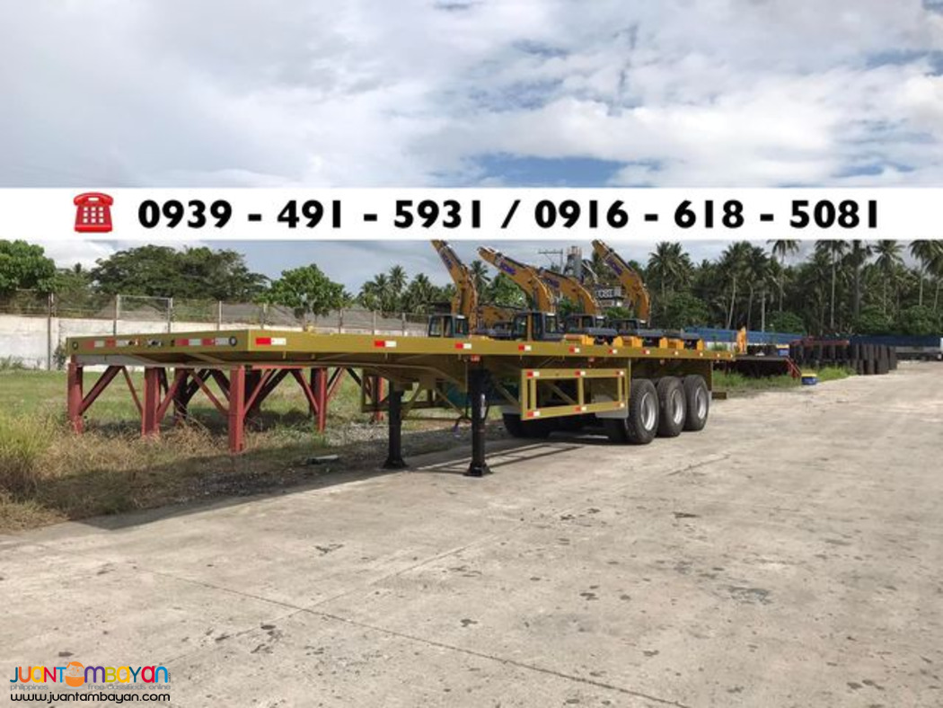 brand new 40ft, 45tons flat bed trailer / highbed trailer for sale