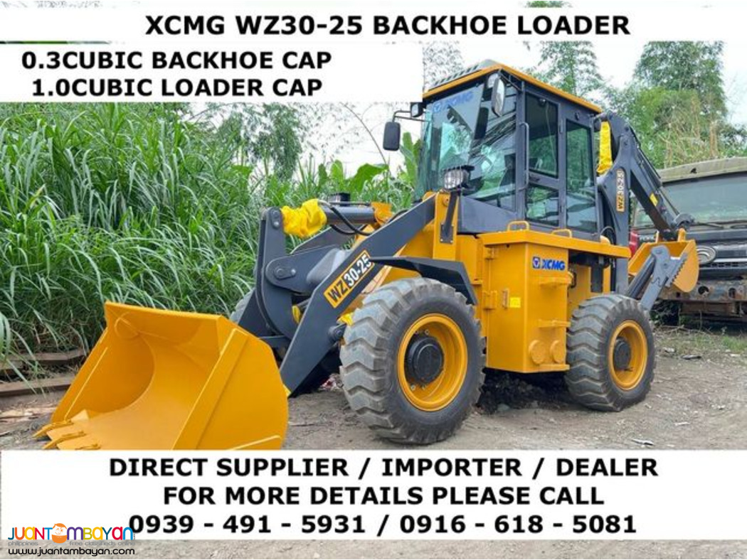 xcmg WZ30-25 backhoe and loader 0.3 / 1.0 cubic for sale