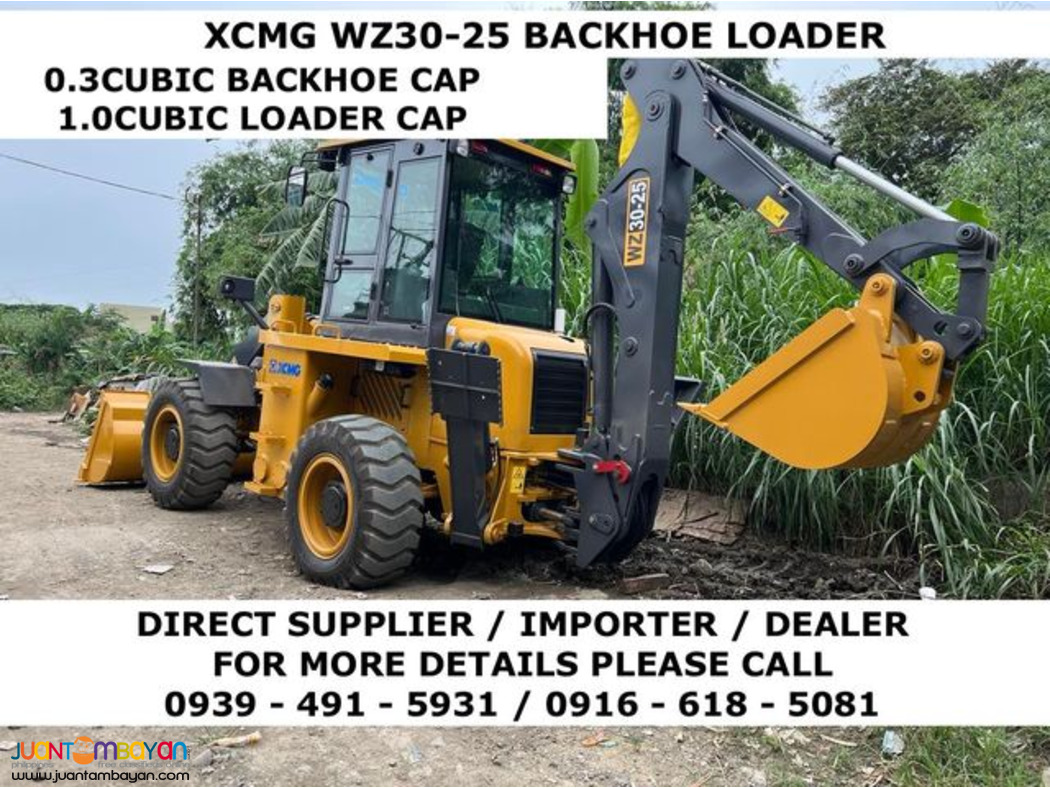 xcmg WZ30-25 backhoe and loader 0.3 / 1.0 cubic for sale