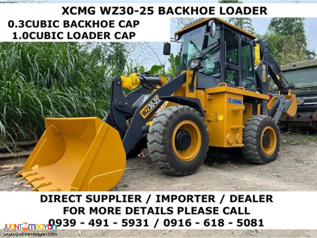 xcmg WZ30-25 backhoe and loader 0.3 / 1.0 cubic for sale