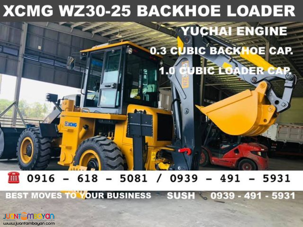 xcmg WZ30-25 backhoe and loader 0.3 / 1.0 cubic for sale