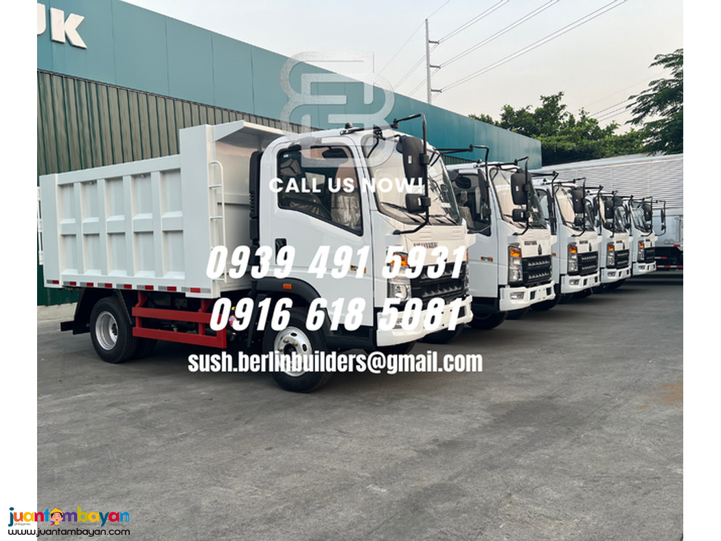 6 WHEELER DUMP TRUCK 4.5CUBIC 4X2 & 4X4 SINOTRUK HOMAN H3