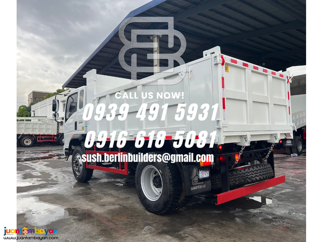 6 WHEELER DUMP TRUCK 4.5CUBIC 4X2 & 4X4 SINOTRUK HOMAN H3