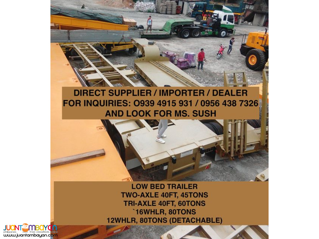 brand new lowbed trailer for sale