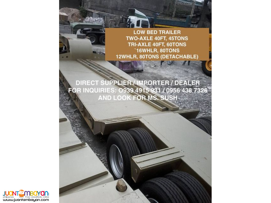 brand new lowbed trailer for sale