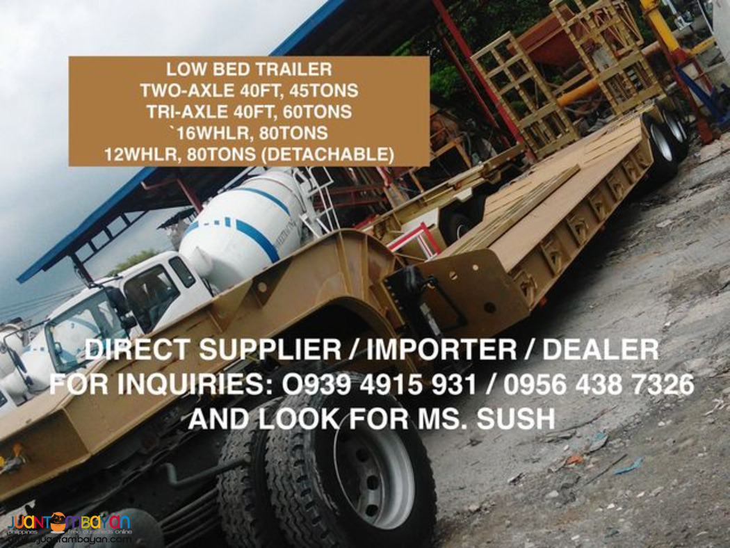 brand new lowbed trailer for sale