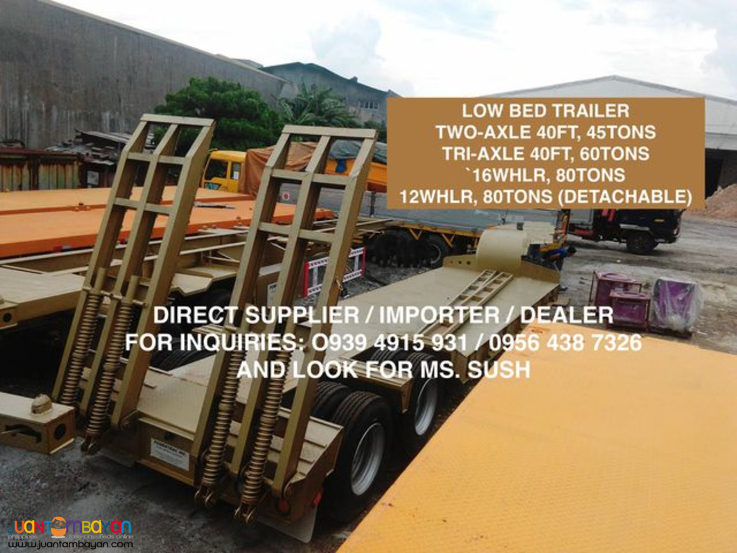 brand new lowbed trailer for sale