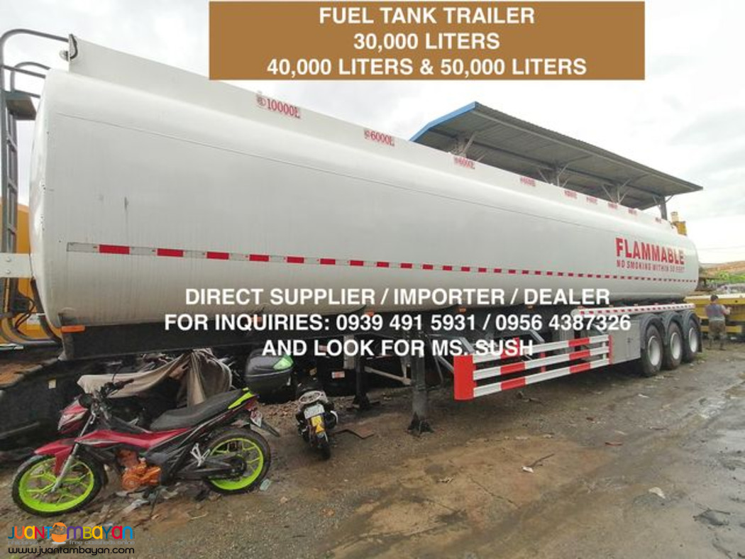 Fuel Tank Trailer 30kl, 40kl CIMC Tongya Brand New for Sale