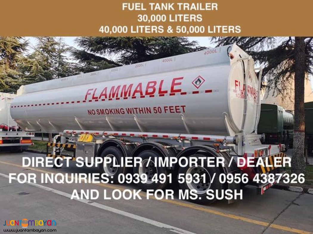 Fuel Tank Trailer 30kl, 40kl CIMC Tongya Brand New for Sale