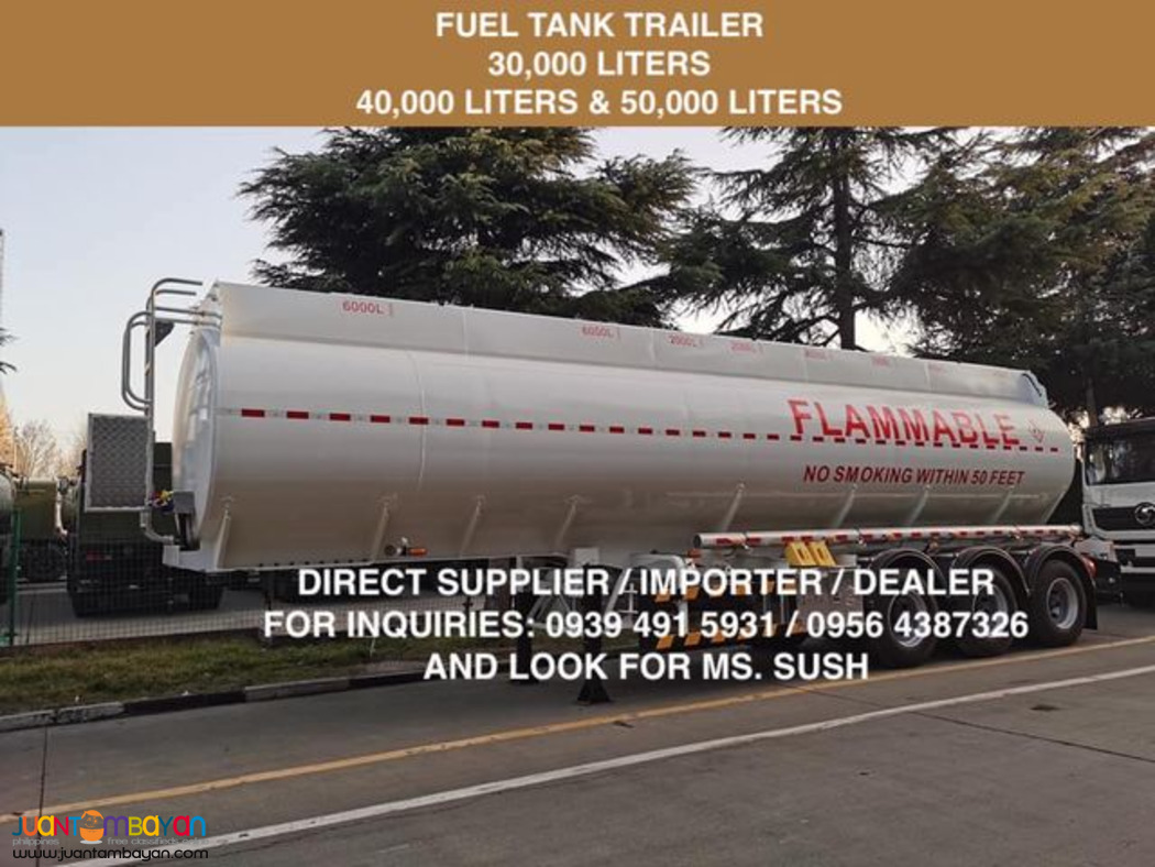 Fuel Tank Trailer 30kl, 40kl CIMC Tongya Brand New for Sale
