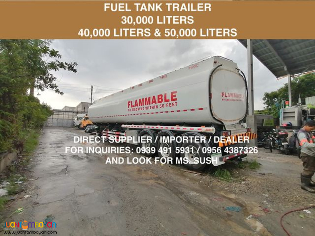 Fuel Tank Trailer 30kl, 40kl CIMC Tongya Brand New for Sale