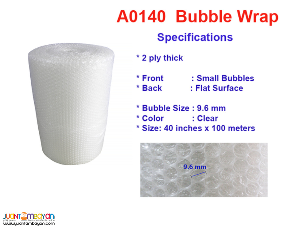 A0141 Heavy Duty Bubble Wrap Roll Big Bubbles 25 mm 2 ply