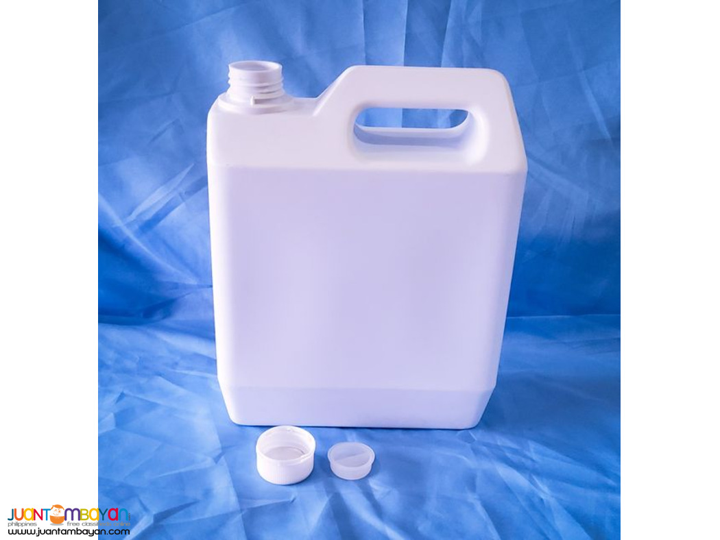 ALTO05 Heavy Duty Square White Gallon Plastic Container for Liquid