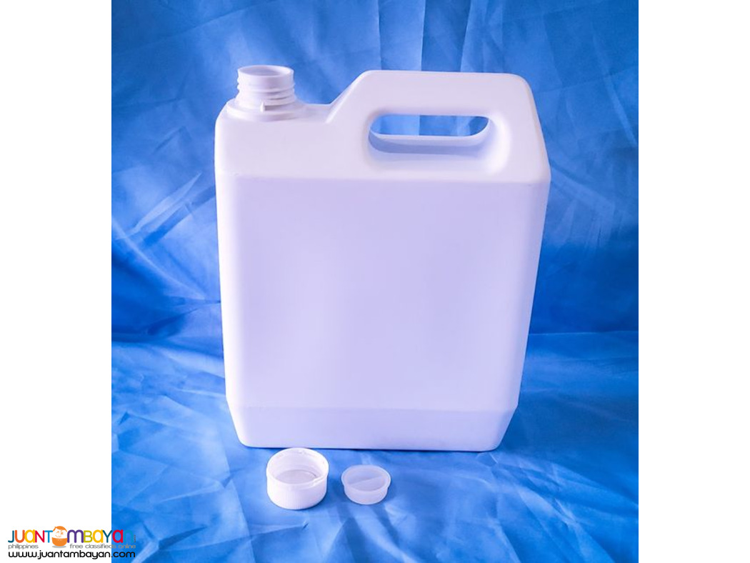 ALTO05 Heavy Duty Square White Gallon Plastic Container for Liquid