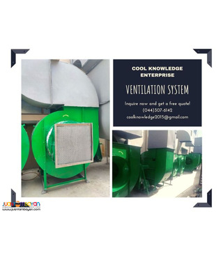 Blower for Exhaust and Fresh Air Supply Bulacan NCR Supply Install