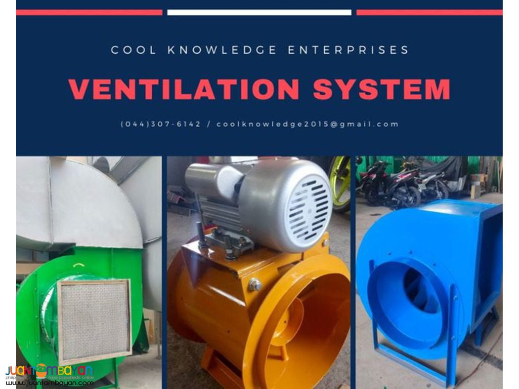 Supply of Blower for Exhaust and Fresh Air / Installation