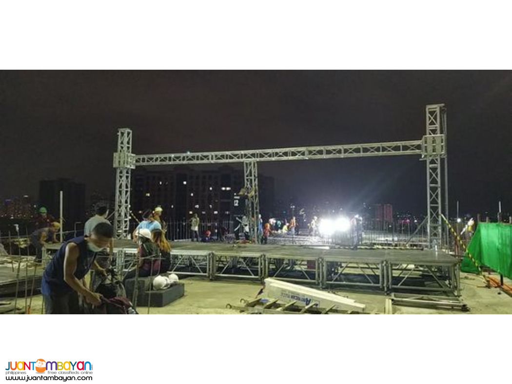 STAGE AND TRUSSES FOR RENT