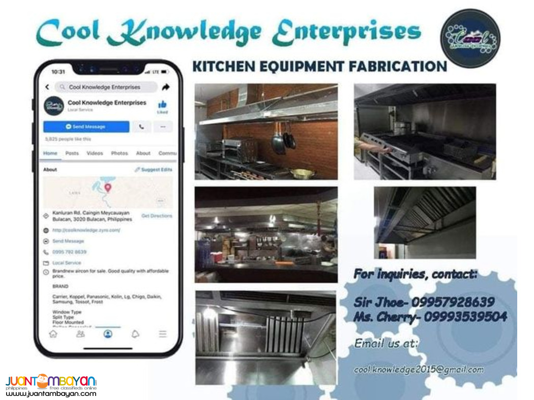 CKE Bulacan We Install and Supply Kitchen Equipment Fabrication