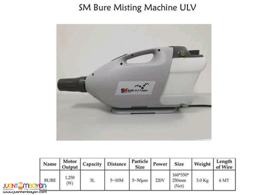 ULV Fogger Misting Machine