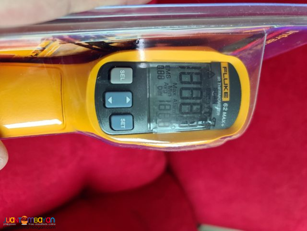 Infrared Thermometer, Fluke 62 Max Plus, IR Thermometer, Fluke