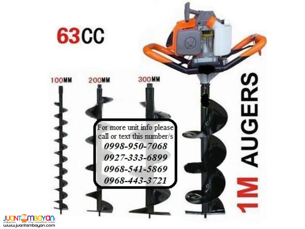 A929b21. Earth Auger 52cc & 63cc
