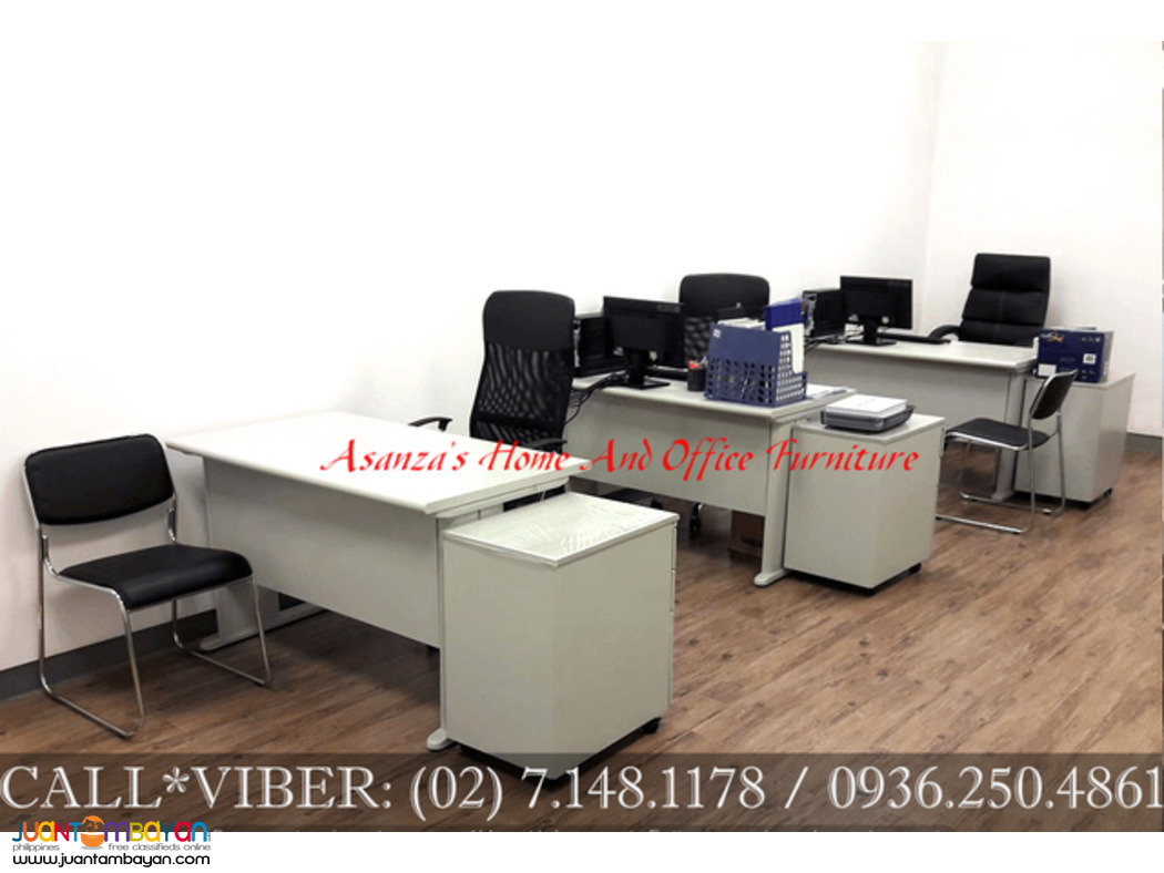 FREESTANDING TABLE/OFFICE CHAIR/MOBILE PEDESTAL*