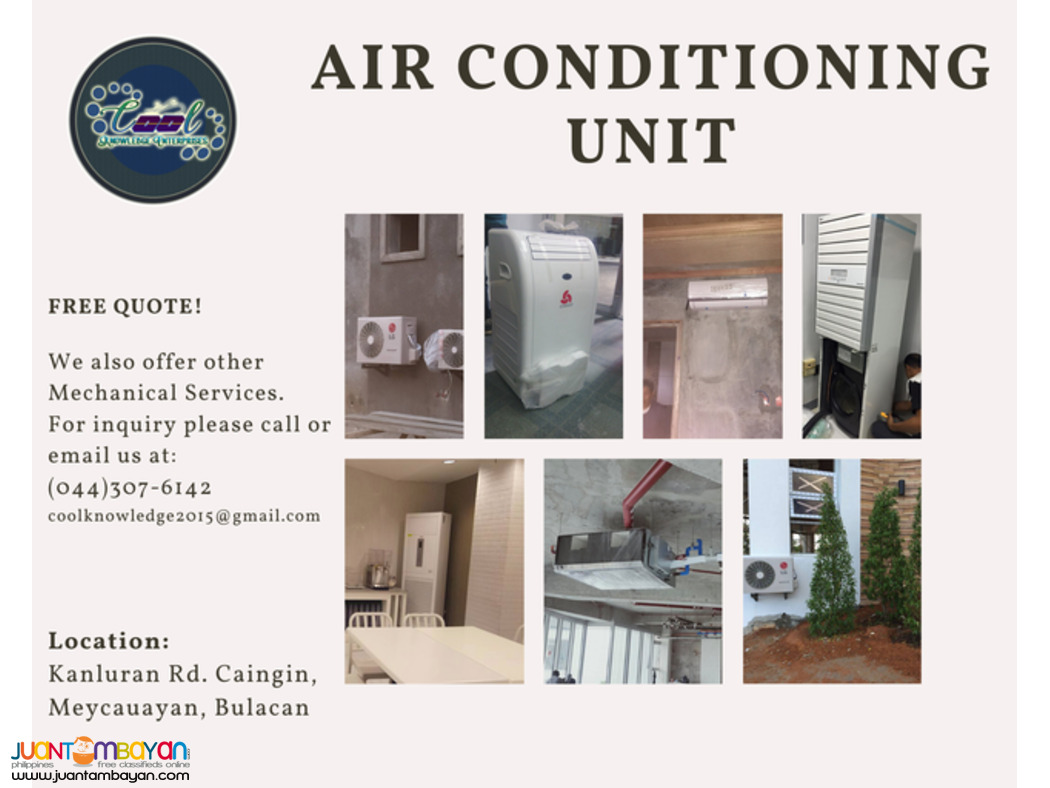 Aircon Units and ducting Works bulacan