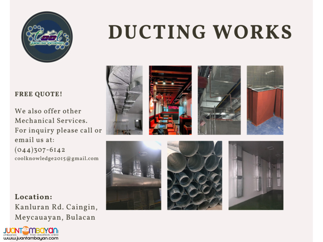 Aircon Units and ducting Works bulacan